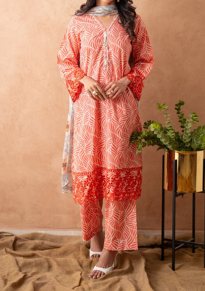 Regalia Chikankari Embroidered Lawn - db29164