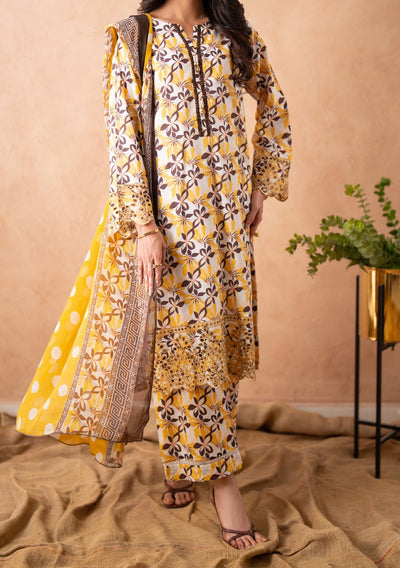 Regalia Chikankari Embroidered Lawn - db29163