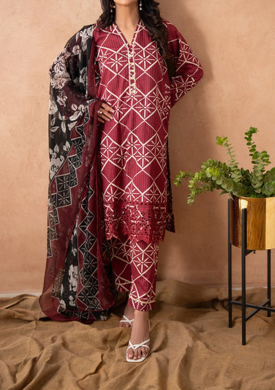 Regalia Chikankari Embroidered Lawn - db29160