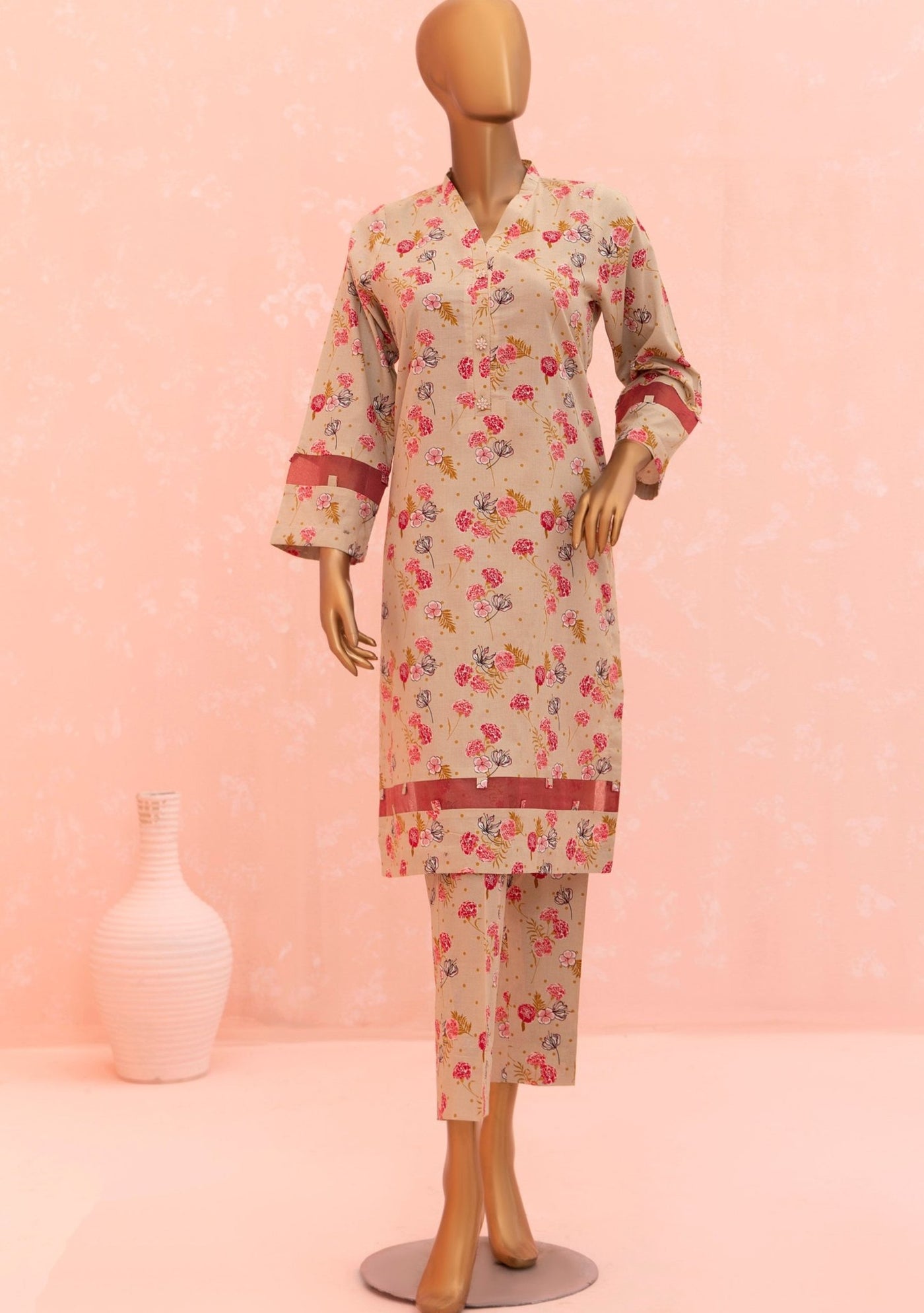 Safina Digital Printed AirJet Lawn Co - Ord - db29654