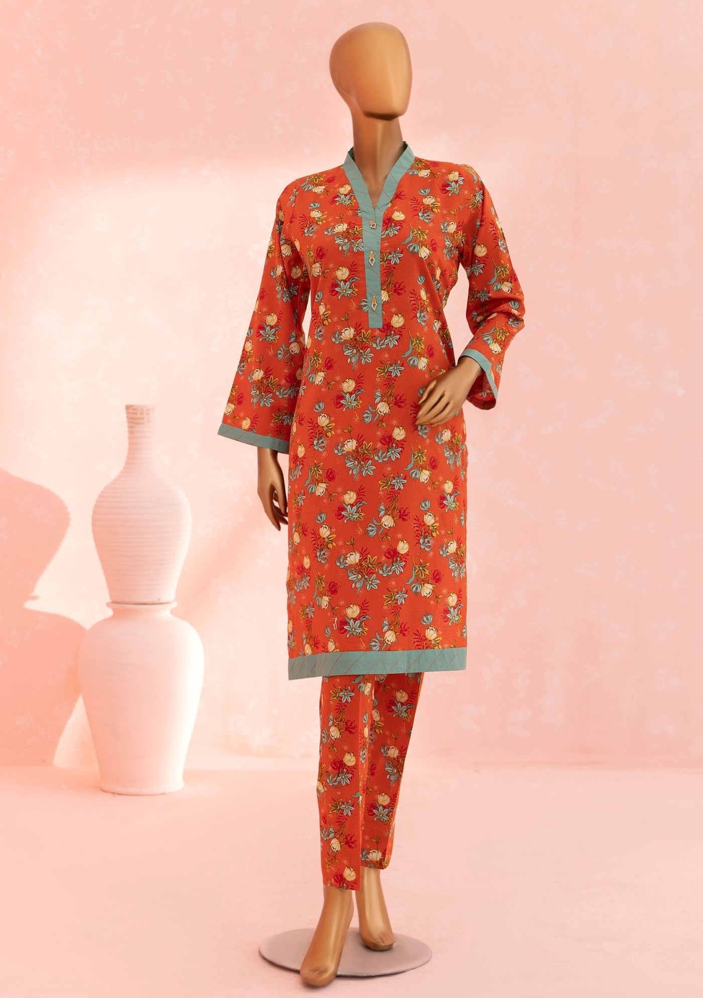 Safina Digital Printed AirJet Lawn Co - Ord - db29652