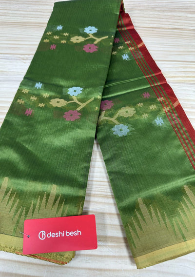 Traditional Halfsilk Jamdani Saree - db28605