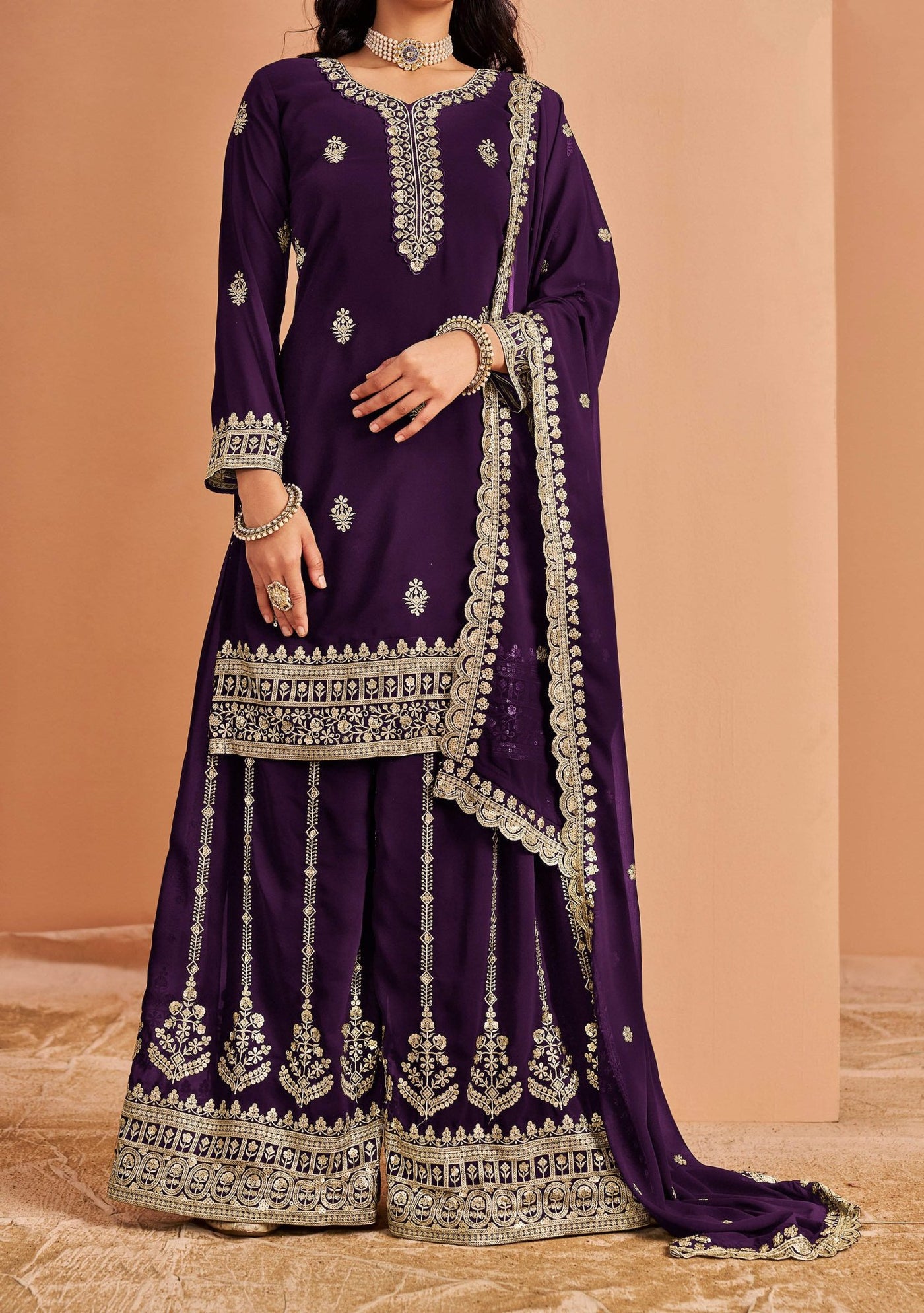 Twisha Aanaya Party Wear Palazzo Suit - db27997