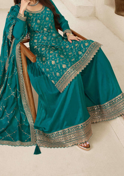 Vinay Karva Party Wear Palazzo Suit