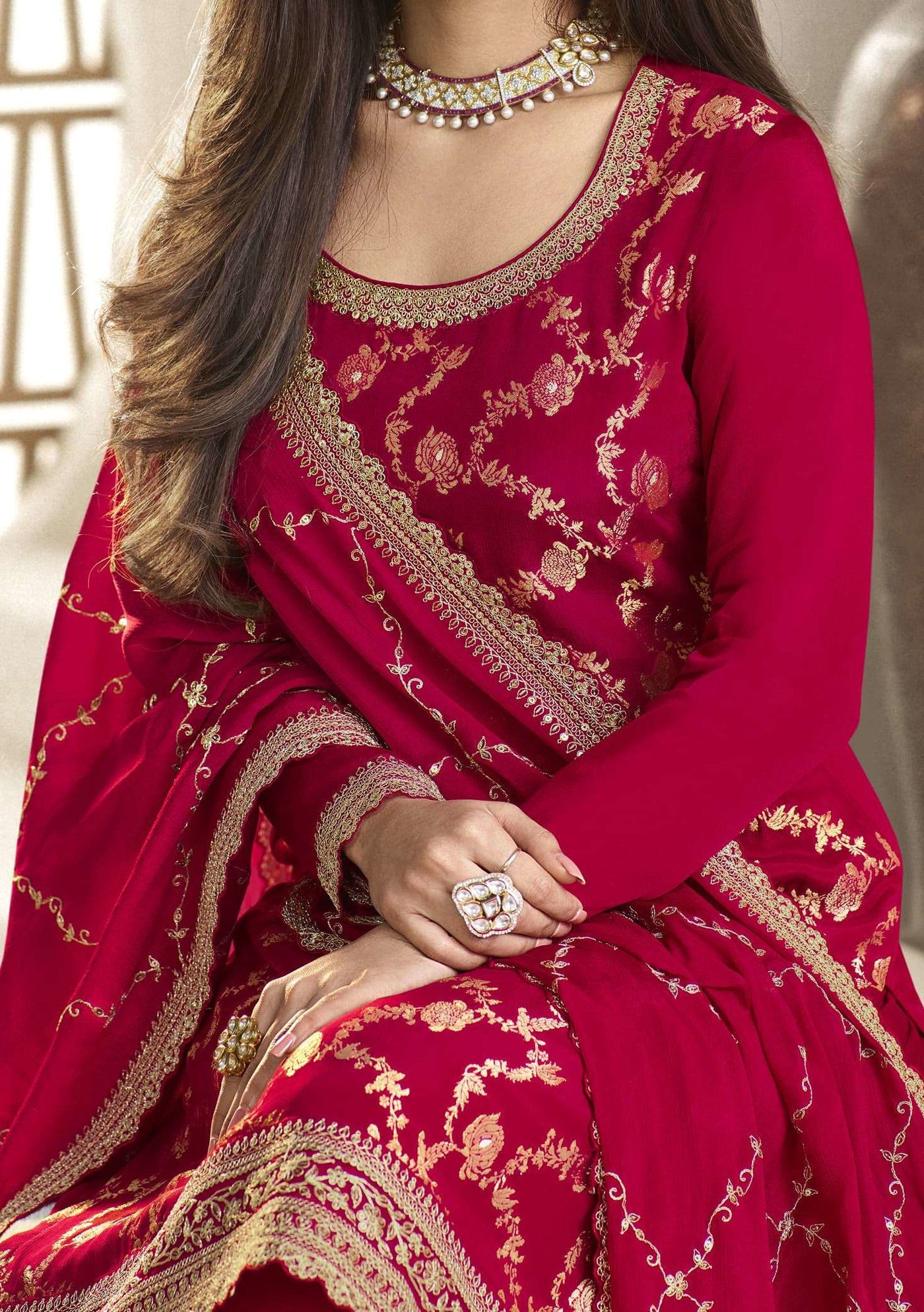 Vinay Karva Party Wear Palazzo Suit