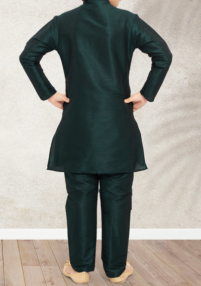 Boy's Party Wear Kurta Pajama With Waistcoat