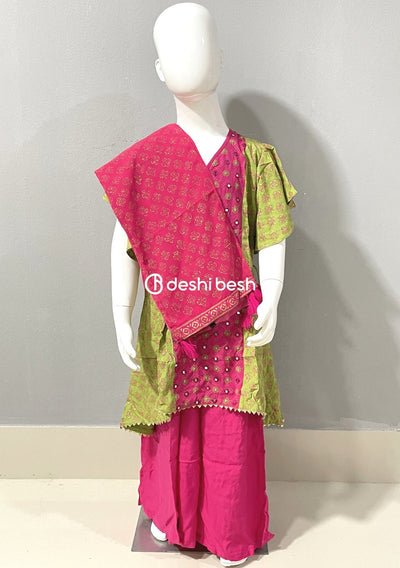 Aarong Printed Embroidered Linen Shalwar Suit - db18858