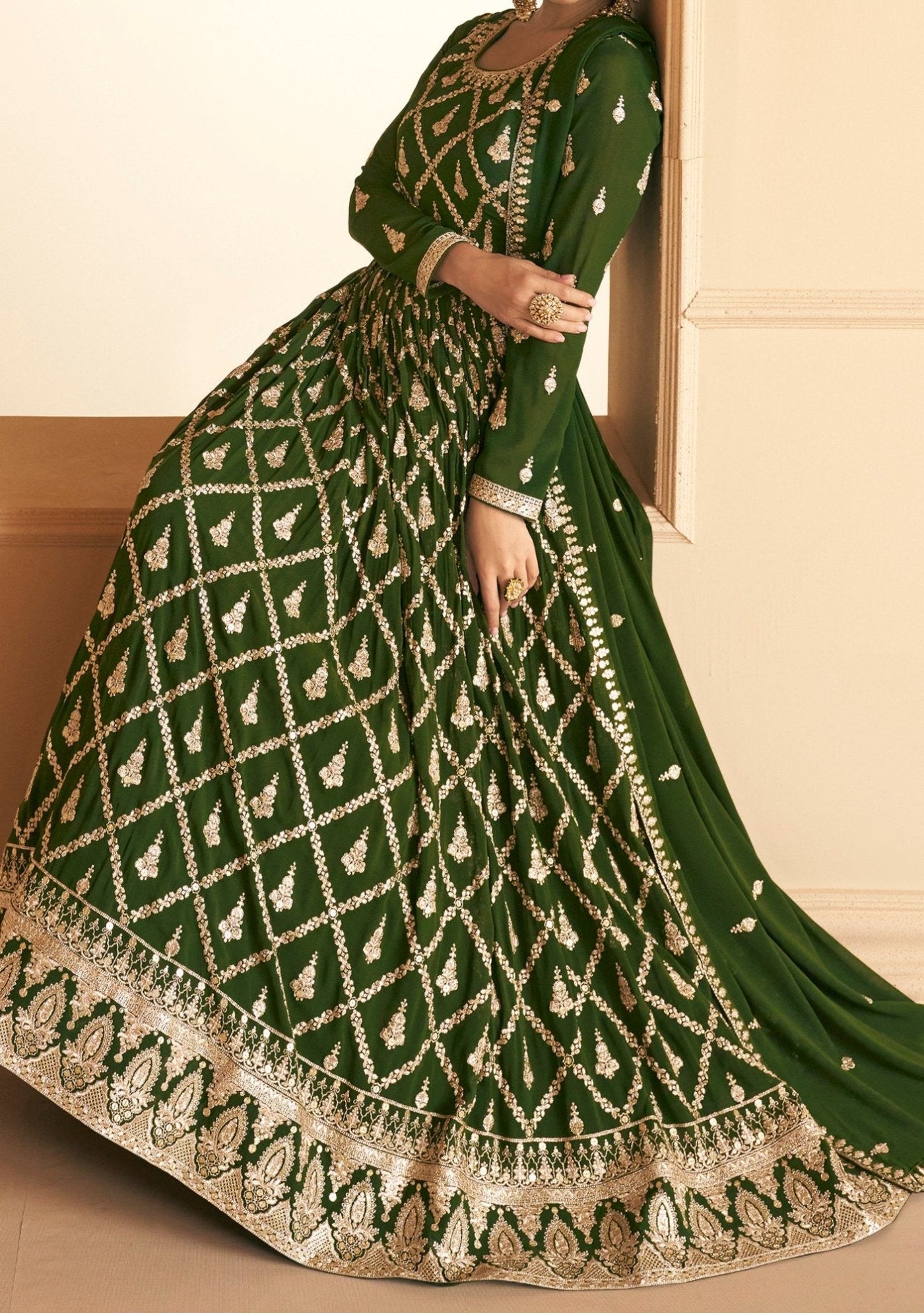 Aashirwad Almora Party Wear Anarkali Suit - db24229