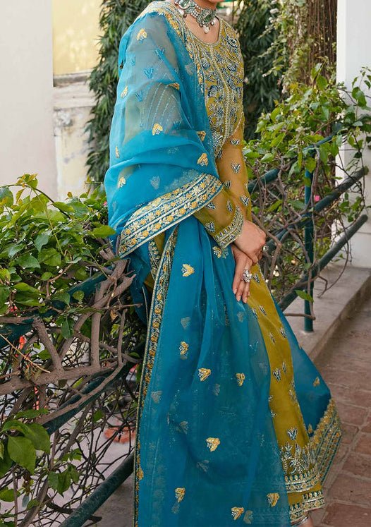 Akbar Aslam Davina Pakistani Luxury Organza Dress - db24749