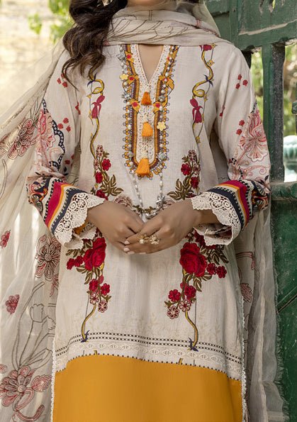 Alzohaib Rung Pakistani Embroidered Lawn - db23333