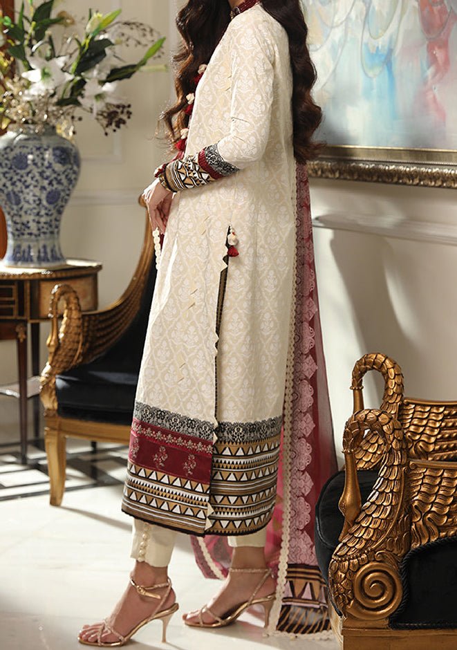 Asim Jofa Aira Pakistani Cotton Silk Dress - db23483