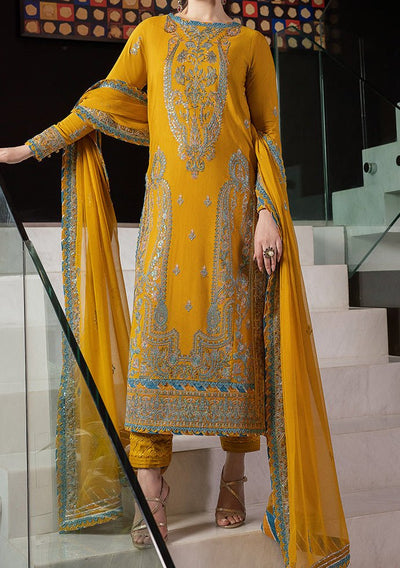 Asim Jofa Rang E Noor Pakistani Lawn Silk Dress - db24225