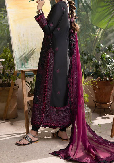 Asim Jofa Shadow Pakistani Lawn Silk Dress - db24434