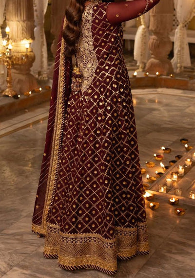 Asim Jofa Shehnai Festive Pakistani Chiffon Anarkali - db25016
