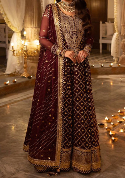 Asim Jofa Shehnai Festive Pakistani Chiffon Anarkali - db25016