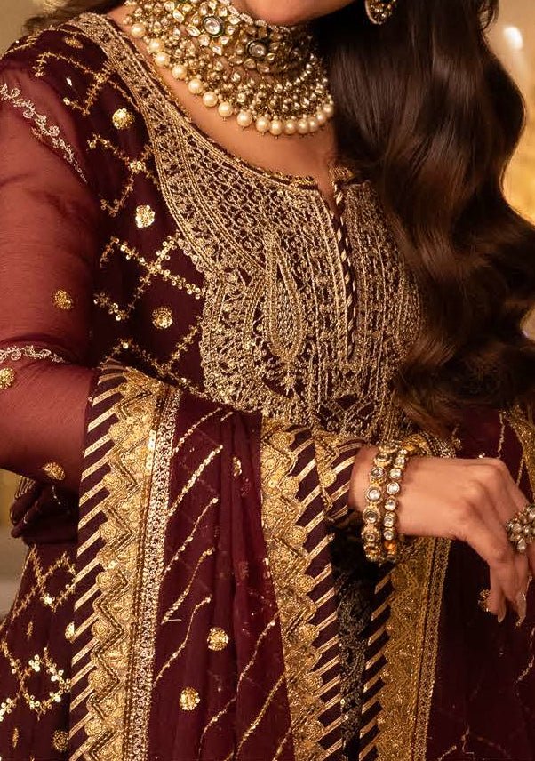 Asim Jofa Shehnai Festive Pakistani Chiffon Anarkali - db25016