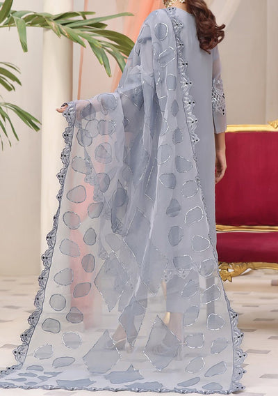 Bin Hameed Aira Heavy Embroidered Chiffon Dress - db24976