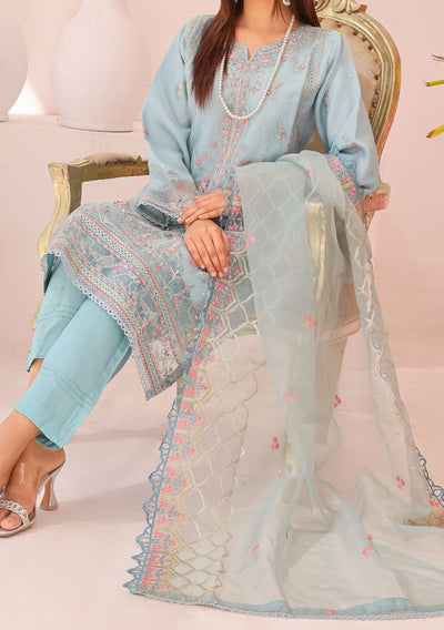 Bin Hameed Gul E Lala Heavy Embroidered Organza Dress - db25668