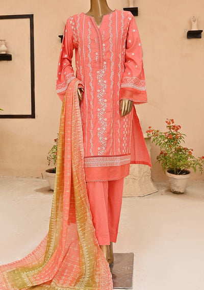 Bin Saeed Embroidered Ready Made Lawn Dress - db23465