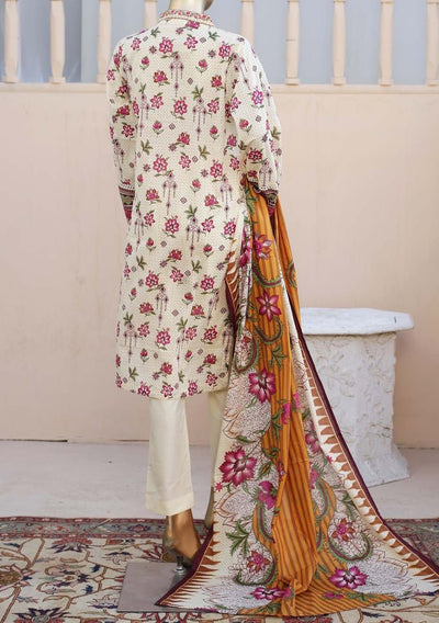 Bin Saeed Embroidered Ready Made Lawn Dress - db21963