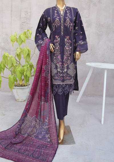 Bin Saeed Ready Made Embroidered Chikankari Dress - db24531