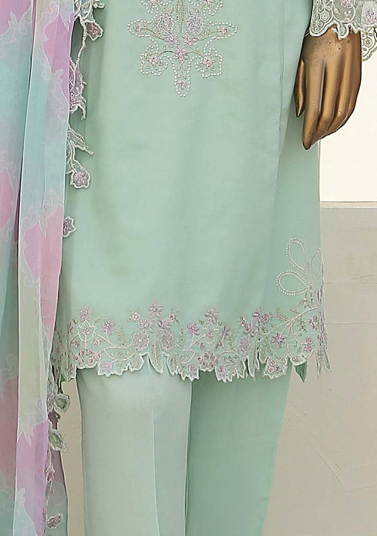 Bin Saeed Ready Made Embroidered Karandi Dress - db23747