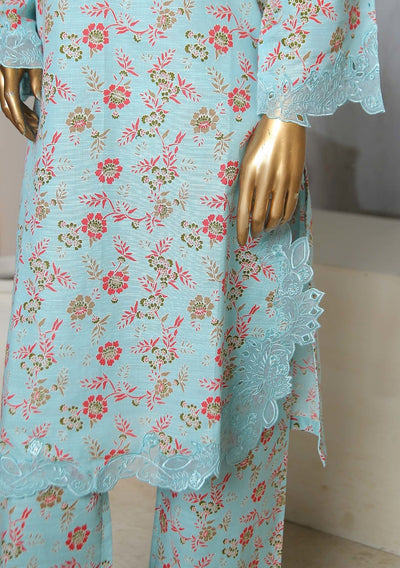Bin Saeed Ready Made Embroidered Khaddar Dress - db24351