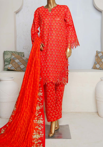 Bin Saeed Ready Made Embroidered Khaddar Dress - db24356