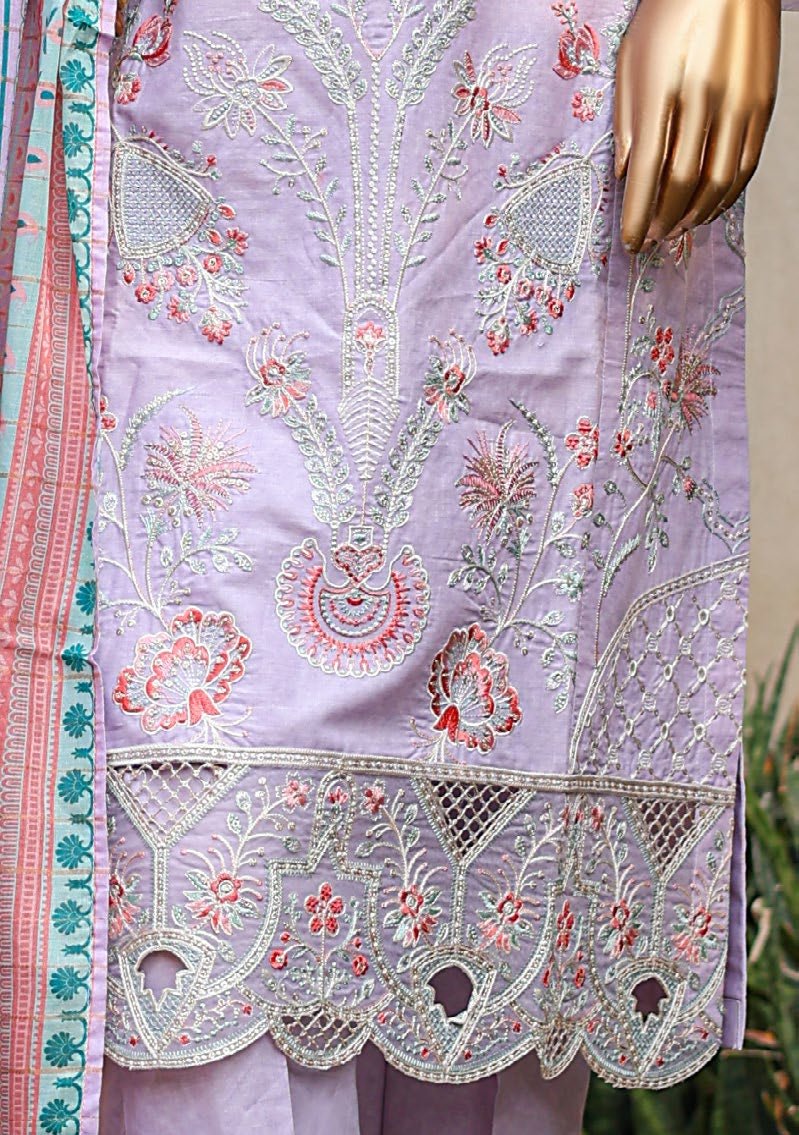 Bin Saeed Ready Made Embroidered Lawn Dress - db25118