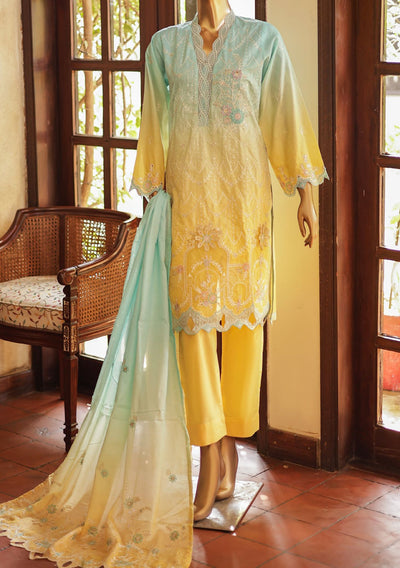 Bin Saeed Ready Made Embroidered Lawn Dress - db25440