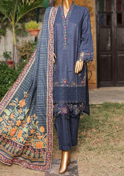 Bin Saeed Ready Made Embroidered Lawn Dress - db25126