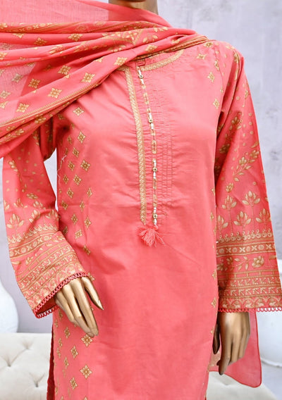 Bin Saeed Ready Made Printed Cotton Dress - db24345