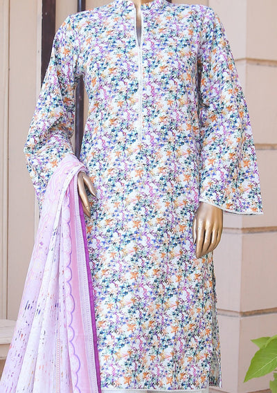 Bin Saeed Ready Made Printed Cotton Dress - db23562