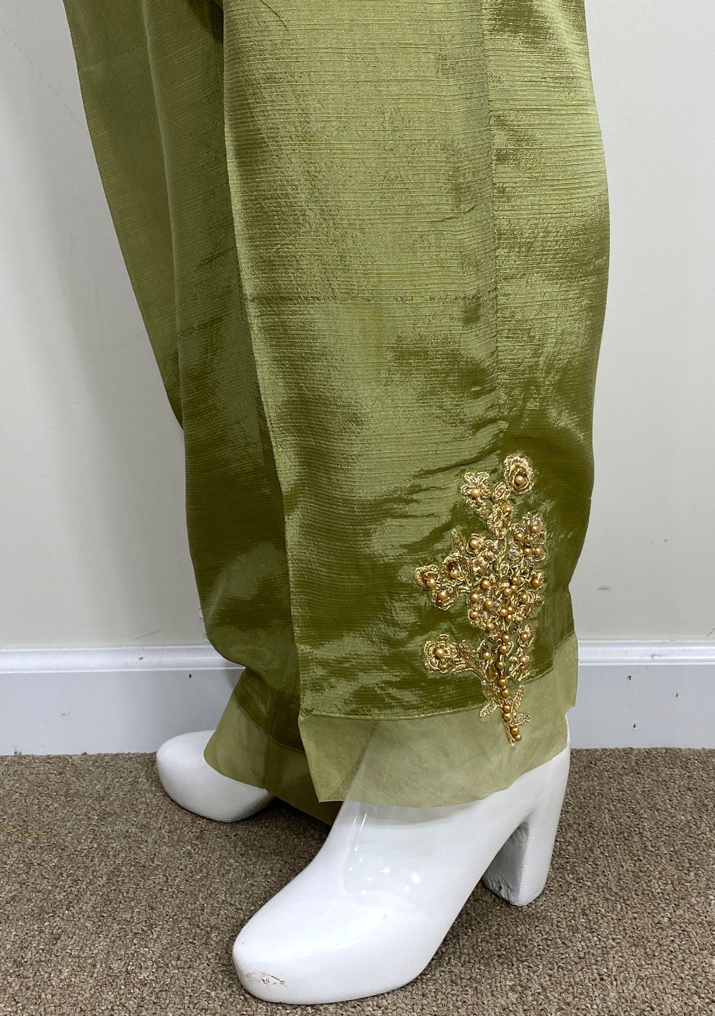 Bin Saeed Ready Made Women's Silk Trouser - db20248