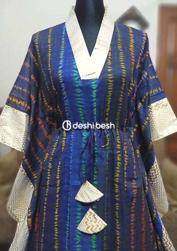 Boutique Designer Batik Printed 1 Piece kaftan - db19593