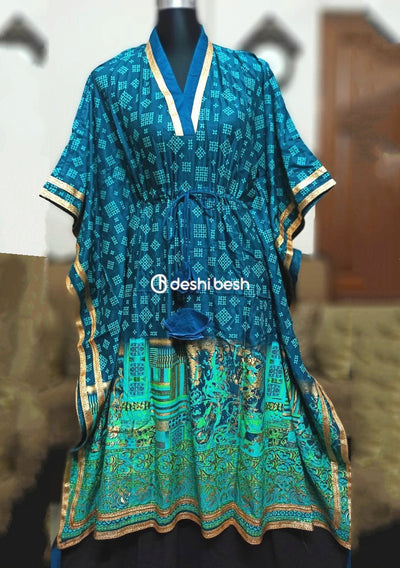 Boutique Designer Block Printed 1 Piece kaftan - db19606