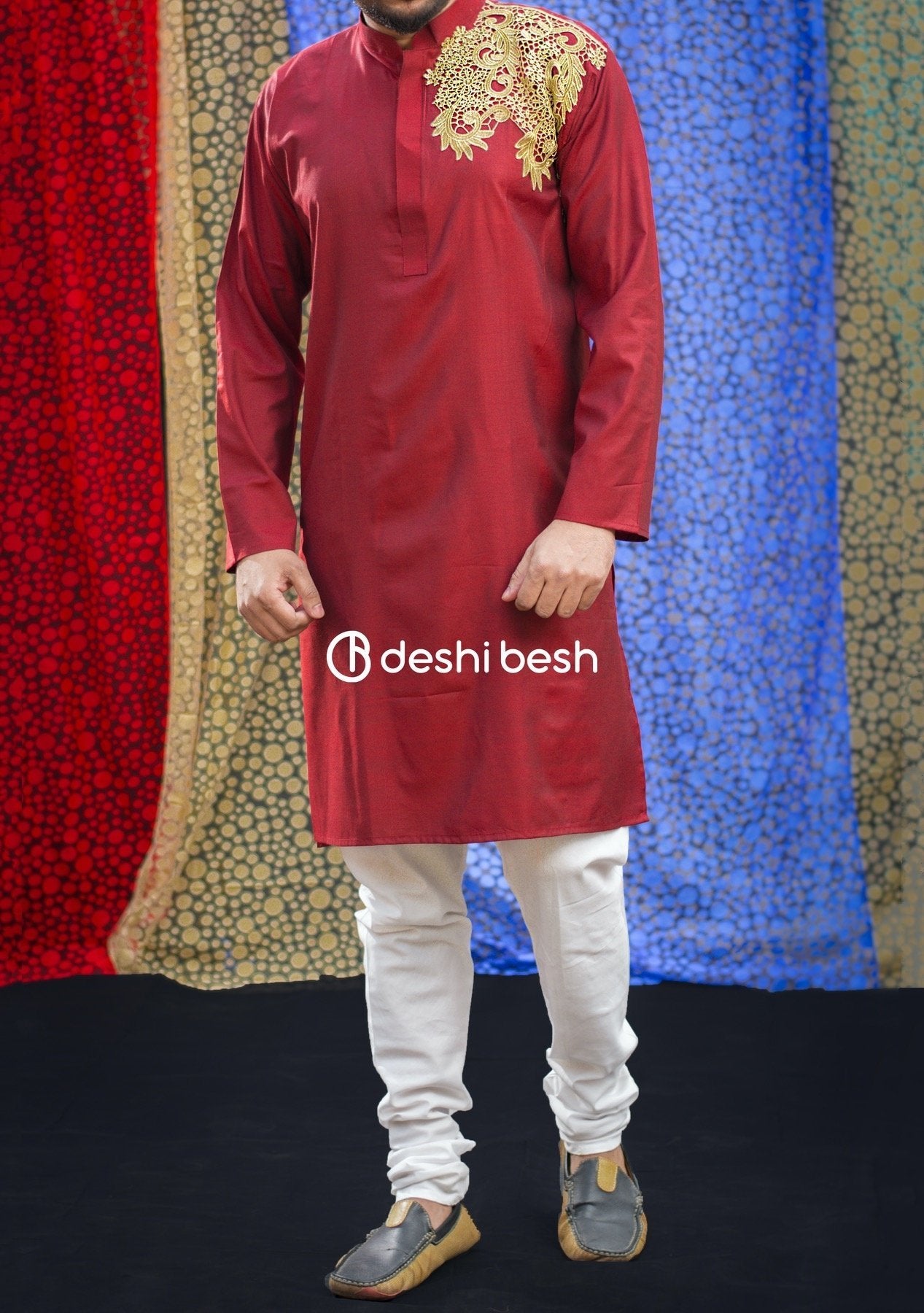 Boutique Designer Occasional Block Printed Punjabi: Deshi Besh.
