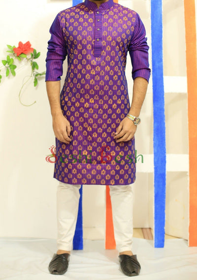 Boutique Designer Occasional Block Printed Punjabi: Deshi Besh.