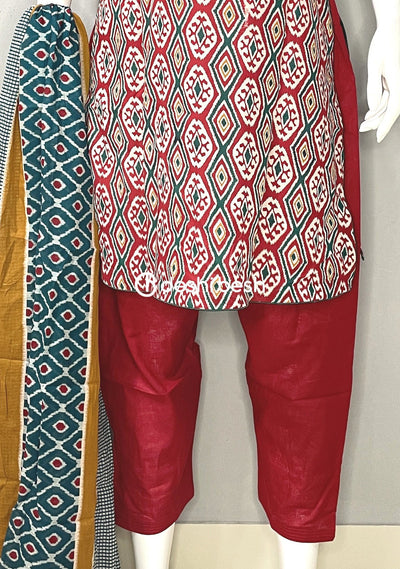 Boutique Designer Printed Soft Cotton Salwar Suit - db19132