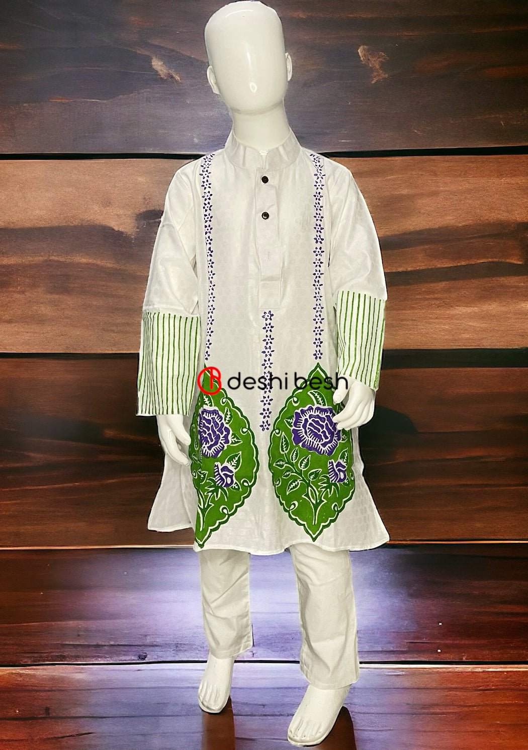 Boutique Occasional Block Printed Kids Punjabi - db25650