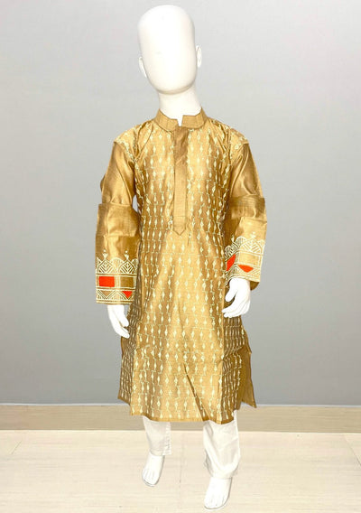 Boutique Occasional Block Printed Kids Punjabi - db21878