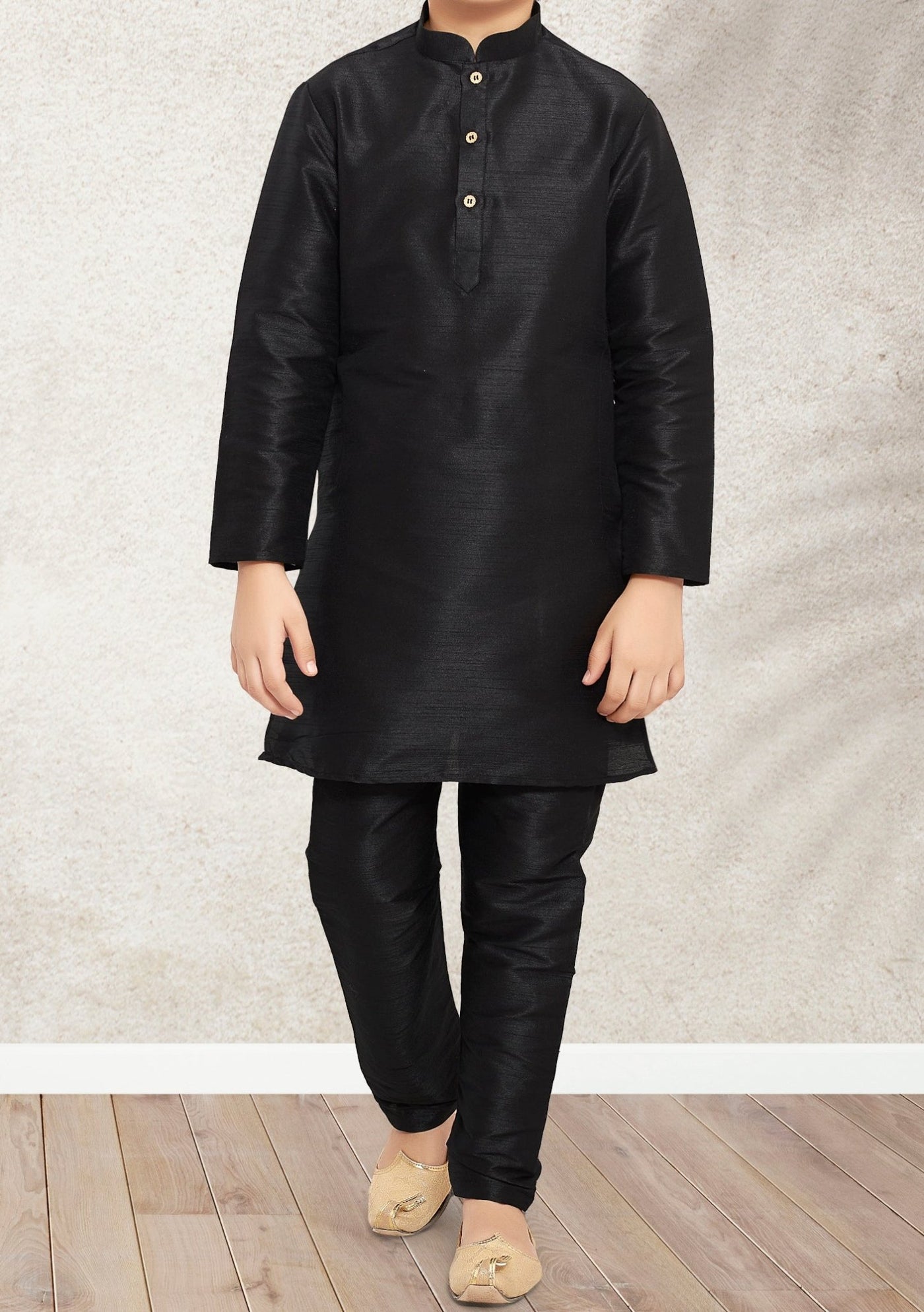 Boy's Party Wear Kurta Pajama With Waistcoat - db21399