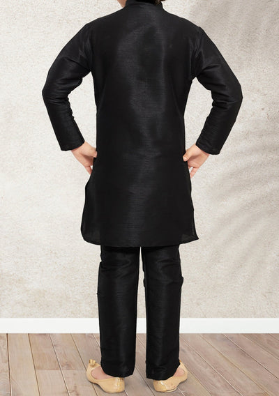 Boy's Party Wear Kurta Pajama With Waistcoat - db21399