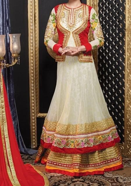 Celina Jaitly Volume-1 Floor Length  Anarkali Suit: Deshi Besh.