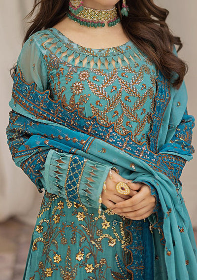 Emaan Adeel Rohi Pakistani Chiffon Dress - db23462