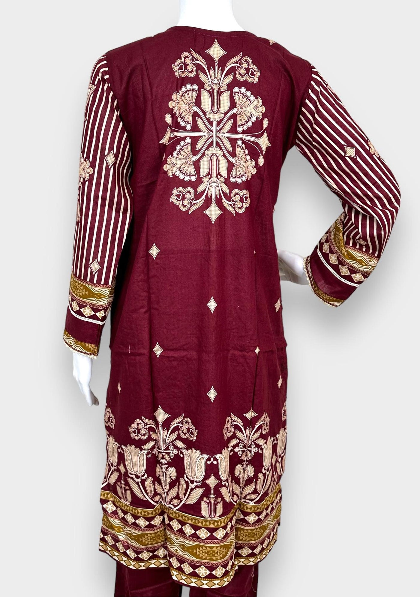 Embroidered 3 Pieces Pakistani Cotton Dress - db24361