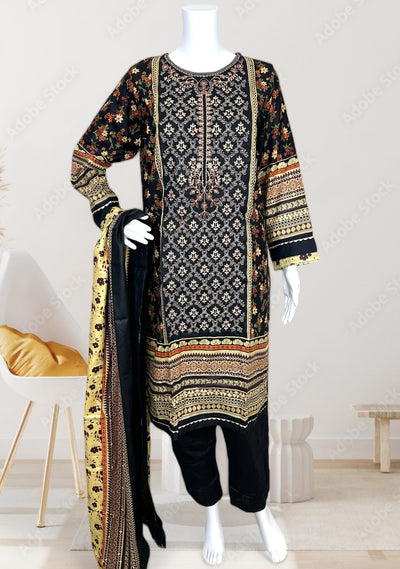 Embroidered 3 Pieces Pakistani Cotton Dress - db25697