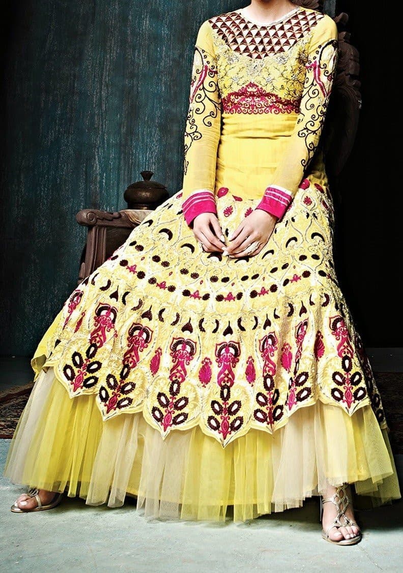 Eternal Design Gorgeous Long Style Anarkali Suit: Deshi Besh.