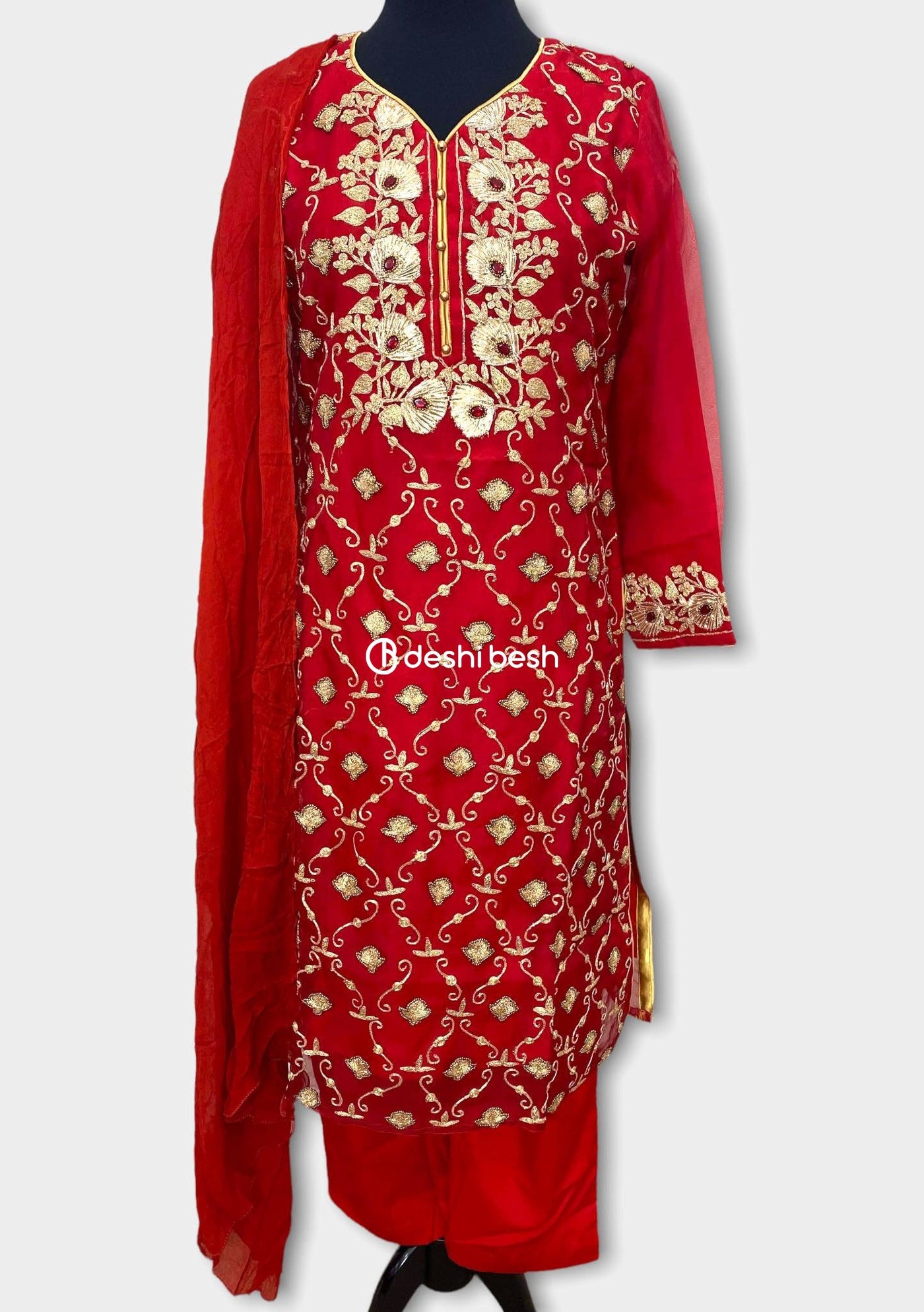 Exclusive Boutique Designer Heavy Embroidered Salwar Suit - db18963