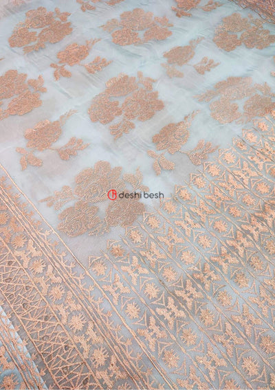 Exclusive Boutique Designer Muslin Saree - db20477